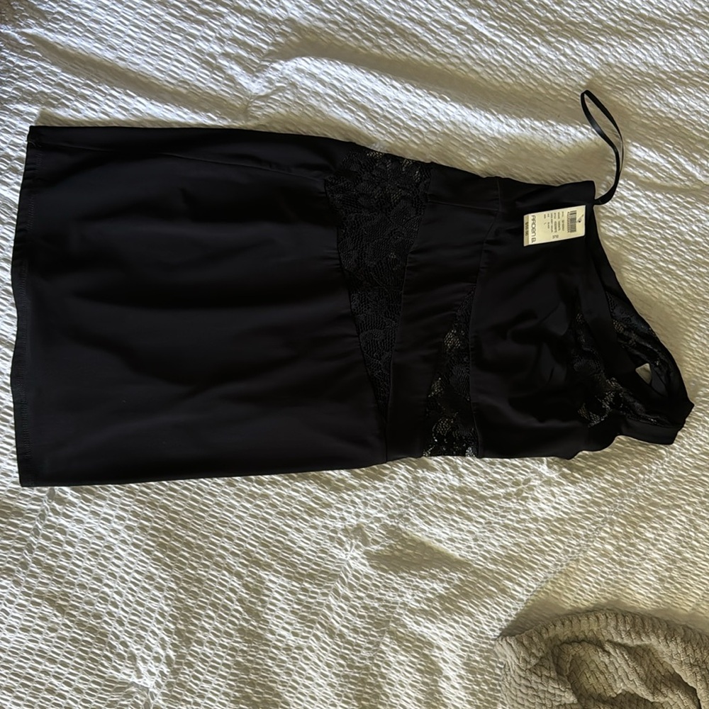 Little black lace dress